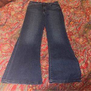 Joe's Jeans Dark Indigo Wide Leg Flare
